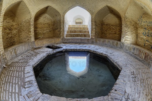 Cistern inside a wind catcher