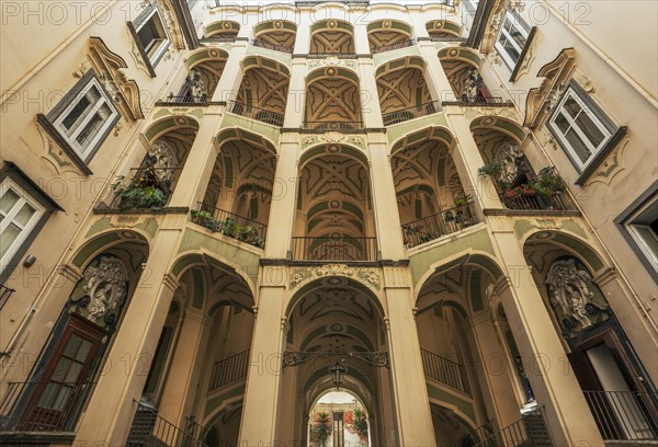 Famous Double-flight staircase in the Palazzo dello Spagnolo
