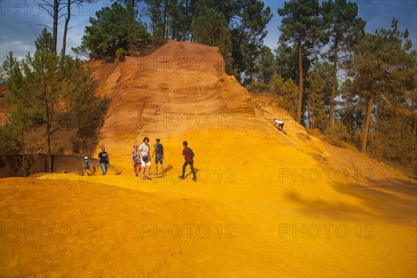 Ochre cliffs near Roussillon