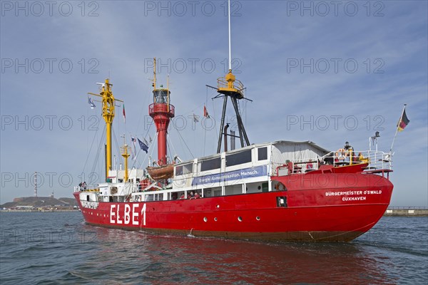 Lightship Elbe 1 off Helgoland