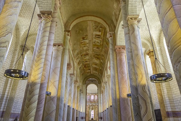 Nave with ceiling fresco around 1100