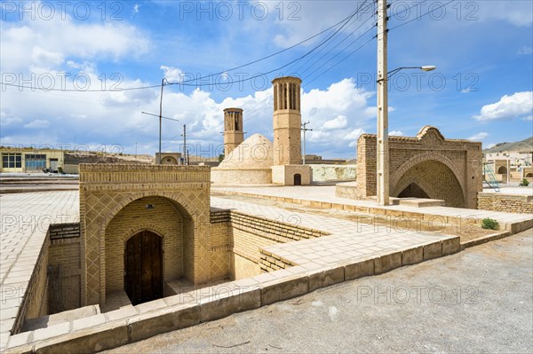 Wind tower and water reservoir