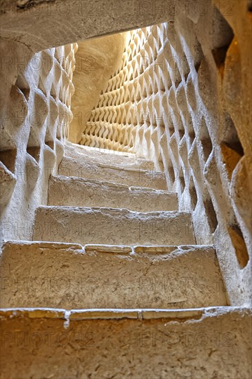 Interior of a traditional pigeon tower