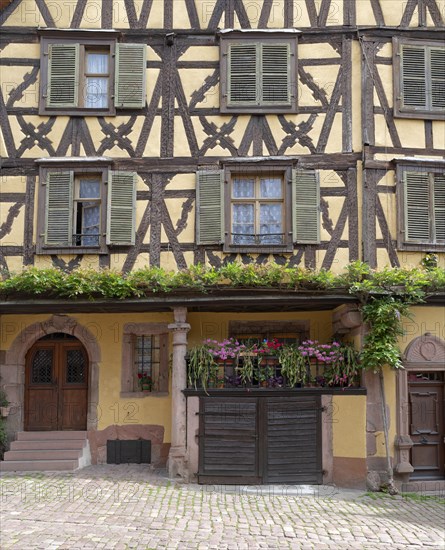 Historic half-timbered house