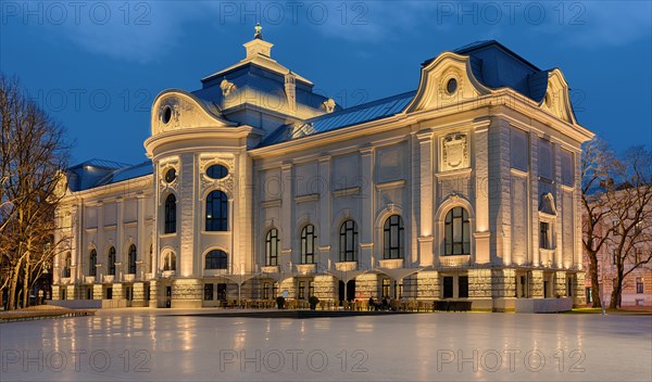 Latvian National Museum of Art by Night