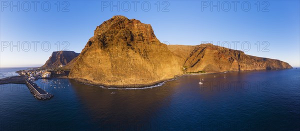 Panorama in the evening light