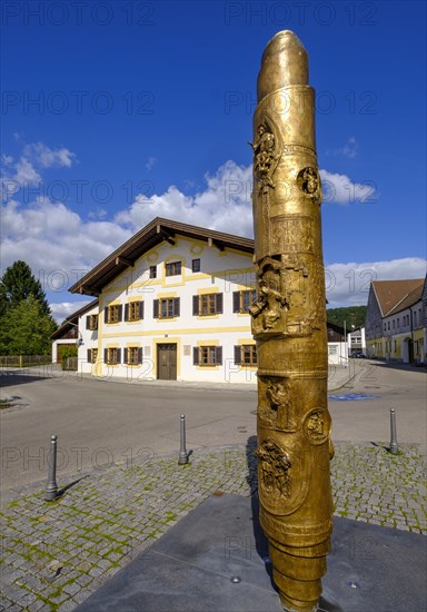 Birthplace of Pope Benedict XVI and Benedict Column