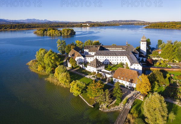 Benedictine monastery Frauenwoerth on Fraueninsel