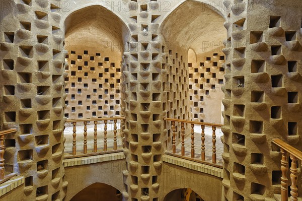 Interior of a traditional pigeon tower