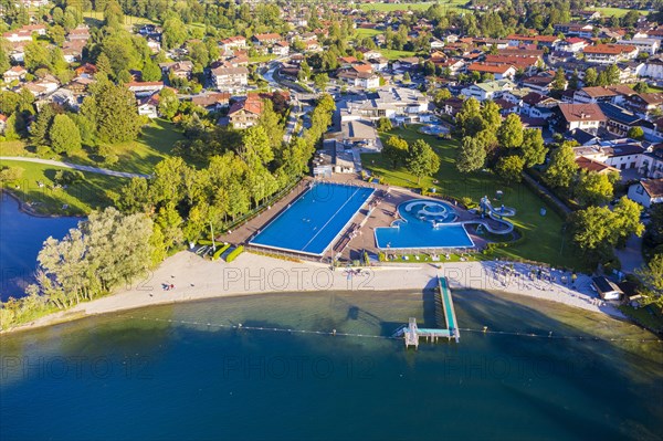 Rottach-Egern open-air swimming pool at Lake Tegernsee