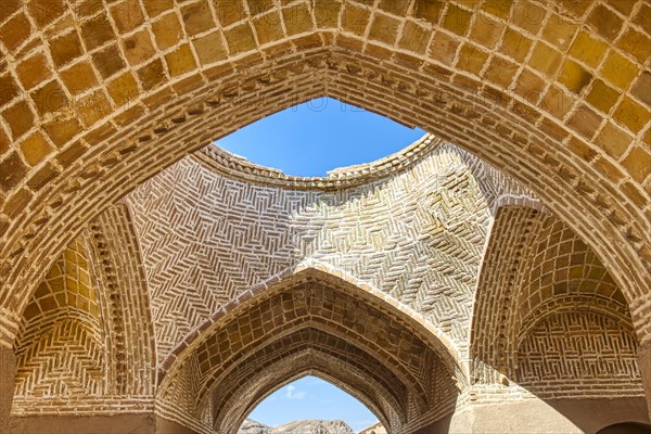 Ruins of ritual buildings near Dakhmeh Zoroastrian Tower of Silence