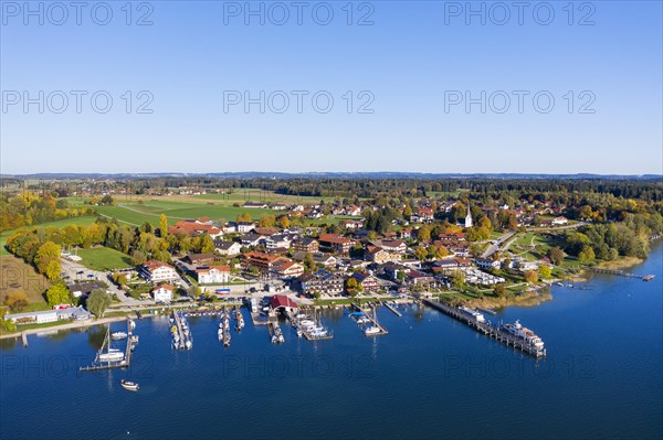 View of Gstadt am Chiemsee