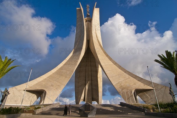 The Monument of the Martyrs in Algiers