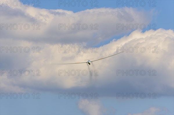 Glider about to land