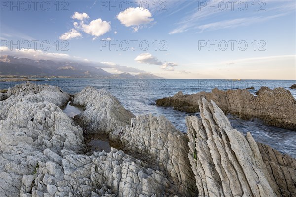 Rocky coast on the Kaikoura Peninsula