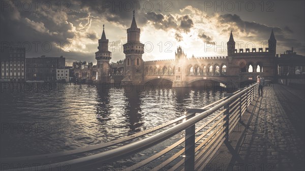 Oberbaum Bridge at Warschauer Strasse