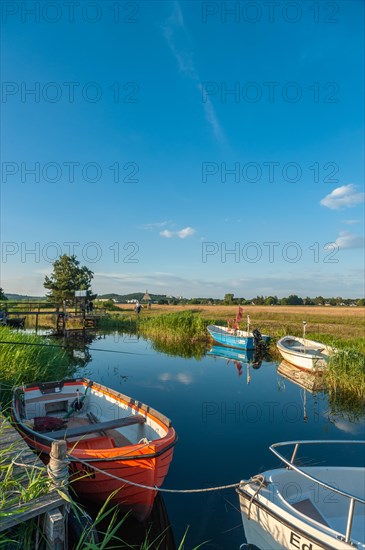 Fishing boats on the Baaber Bek connecting canal