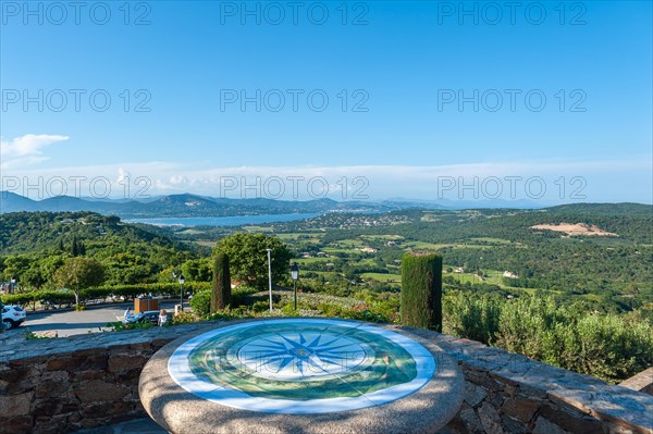 Viewpoint with compass rose