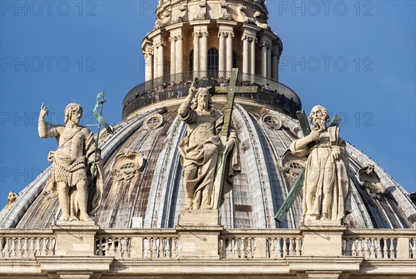 Statues of saints John the Baptist