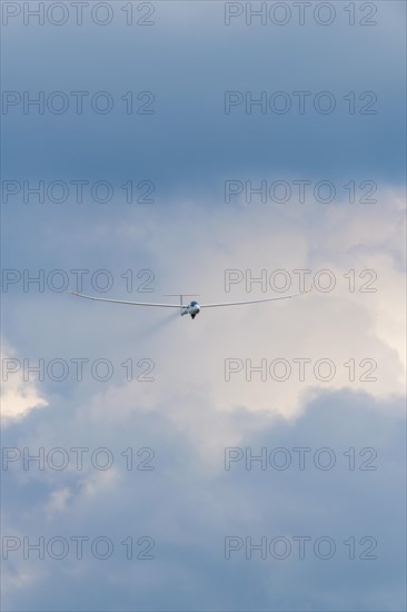 Glider about to land