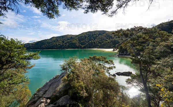 View of Stillwell Bay from the Abel Tasman Coastal Track