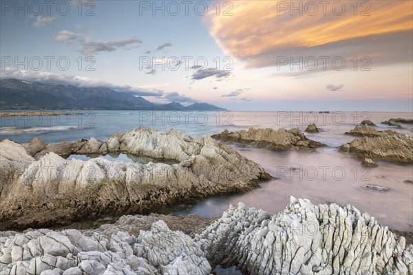 Rocky coast on the Kaikoura Peninsula