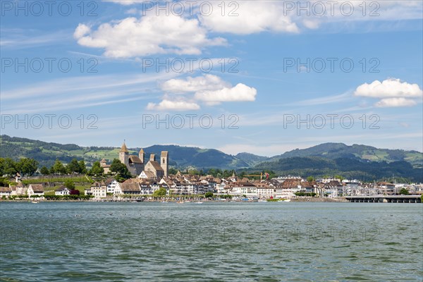 Lake Zurich with view of Rapperswill