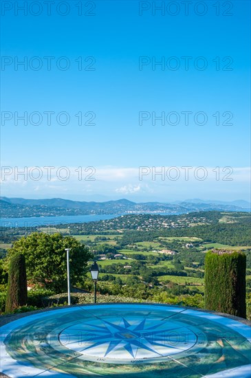 Viewpoint with compass rose