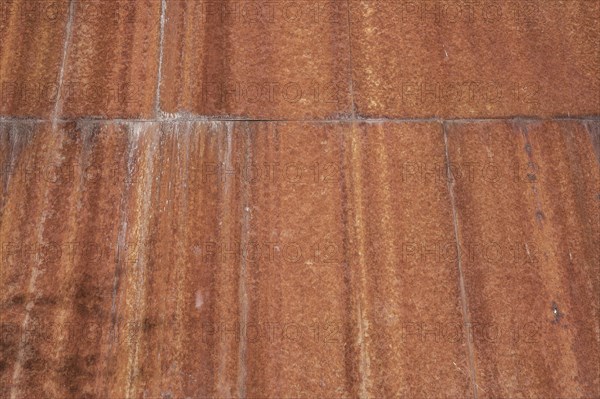 Rusty iron sheets