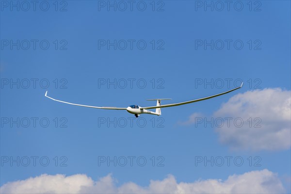 Glider about to land