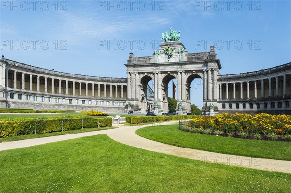 Triple Arch monument in Parc du Cinquantenaire