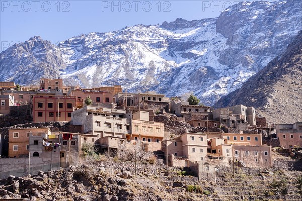 Berber village in Atlas mountains