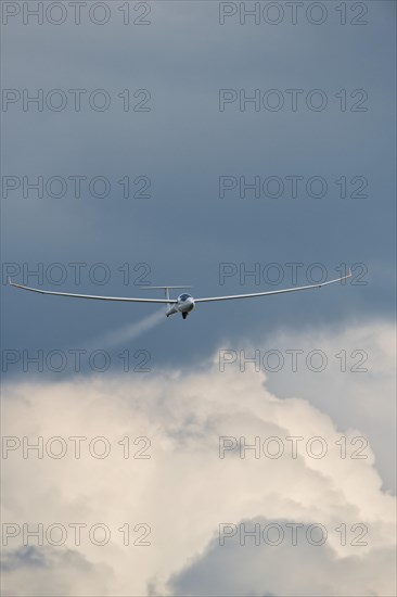 Glider about to land