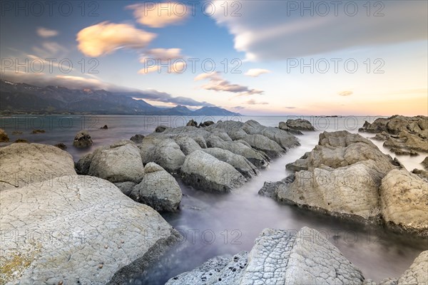 Rocky coast on the Kaikoura Peninsula