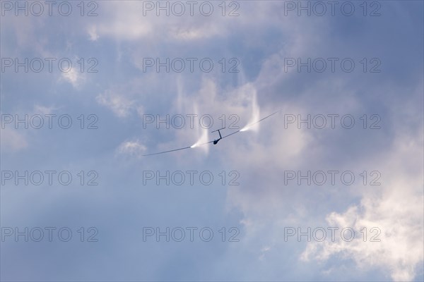 Glider about to land