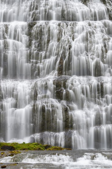 Waterfall Dynjandi or Fjallfoss