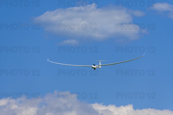 Glider about to land