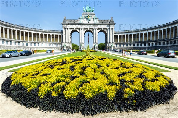 Triple Arch monument in Parc du Cinquantenaire