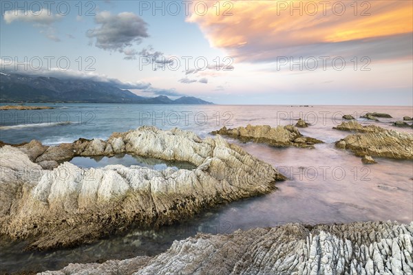 Rocky coast on the Kaikoura Peninsula