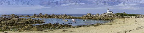 Bay near the lighthouse of Pontusval