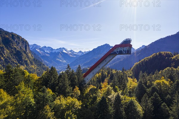 Heini-Klopfer ski jumping hill at the Freibergsee