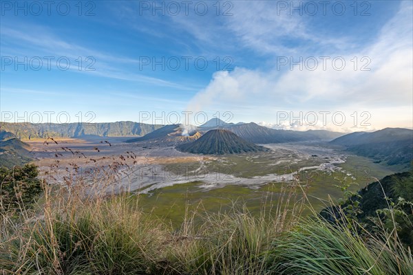 View of volcanic landscape