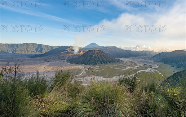 View of volcanic landscape