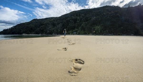 Footprints in the sand