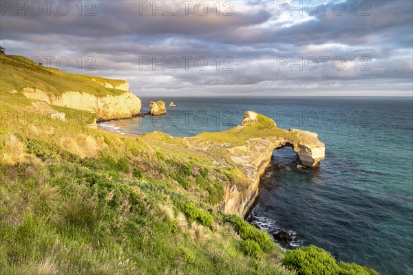 Rocky cliffs at Tunnel Beach