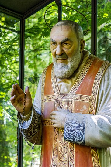 Wooden statue of Padre Pio of Pietrelcina