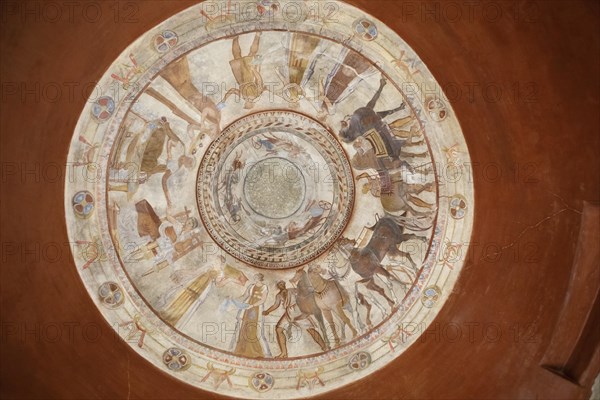 Ceiling painting in the Thracian tomb of Kazanlak