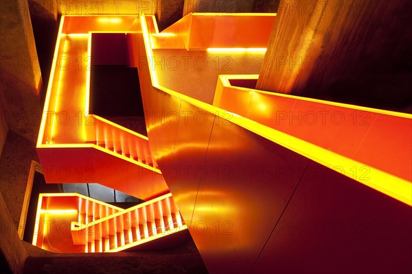 Main staircase of a former raw coal bunker