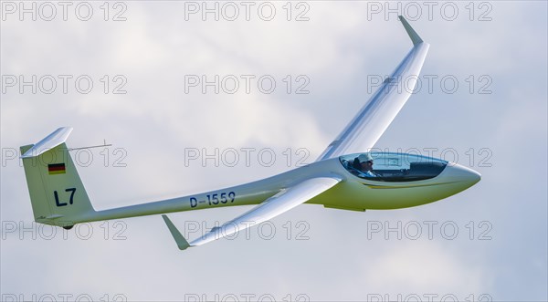 Glider in flight