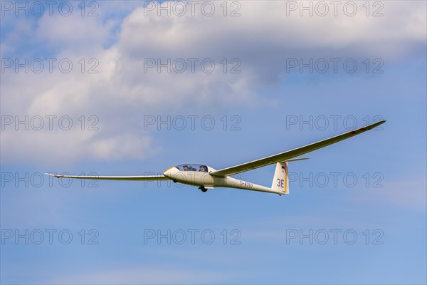 Glider about to land